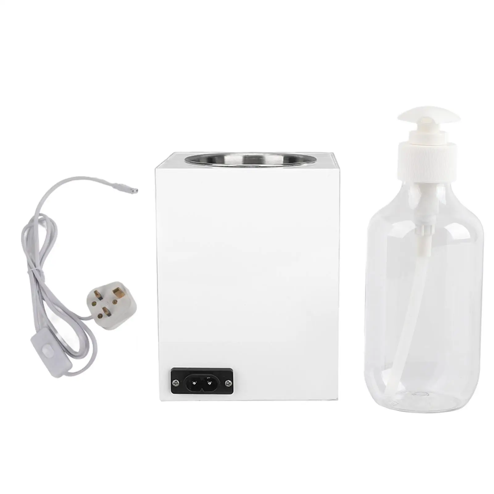 

Adjustable Lotion Warmer Massage Oil Heater Single Bottle Aluminum Alloy Inner Fast Heat for Spa and Home Use