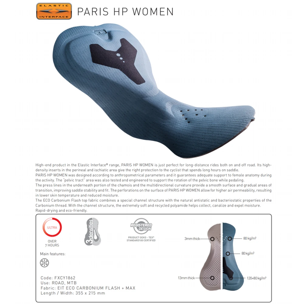 Ykyw Frauen Radfahren Lätzchen lange Hosen hochwertige MTB Rennrad Fahrrad Kleidung elastische gepolsterte Strumpfhose Pro Fahrrad hose 7h Fahrt – Detail 7