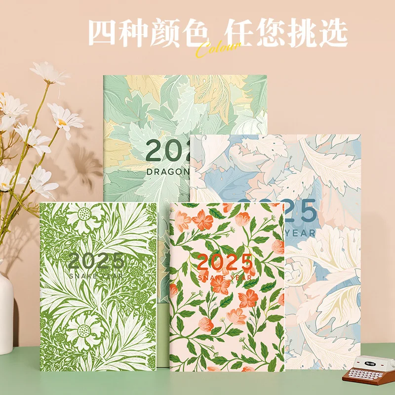 2025 Planner Notebook Annual Calendar Budget Notepad Kawaii Planners Diary Daily To Do List Schedule Organizer Office Supplies