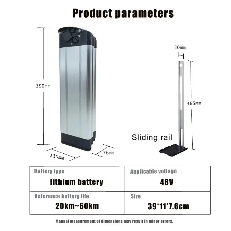 Citycoco-Batterie Lithium Étanche pour Scooter Électrique, Chargeur de Pipeline, 18650 100% Original, 48V, 250W ~ 1500W, Moto/Vélo