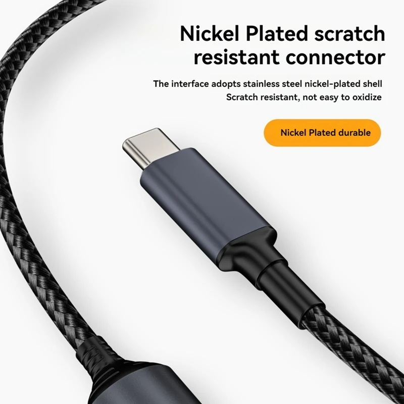 RISE-140W DC แล็ปท็อปชาร์จ 5V 9V 20V DC 7.9X0.9 มม.ถึง USB C ประเภท C PD Power Adapter Converter Fast สายชาร์จ