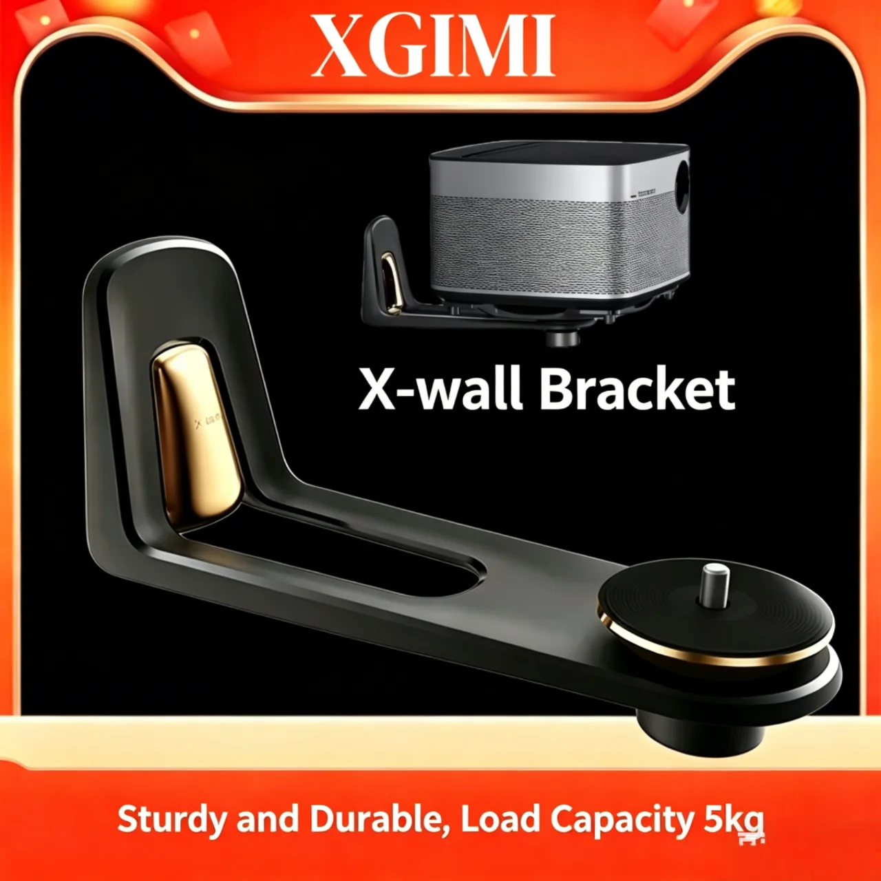 

Крепление для проектора XGIMI X на стену, грузоподъемность 5 кг, подходит для проекторов H6/H3/Z6X/Z7X/Z8X