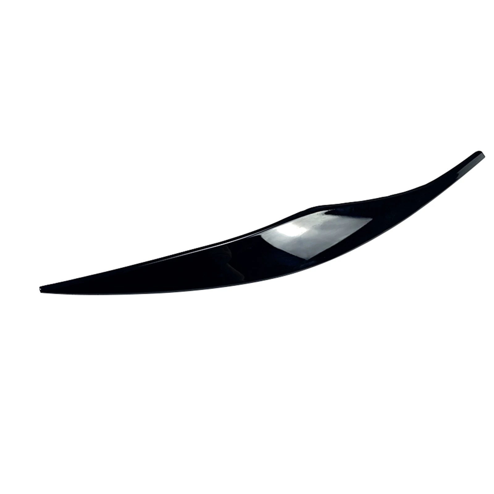 2PCS Front Headlight Eyebrow Trim Headlamp Sticker Decor For BMW 3 Series E90 E91 2005 2006 2007 2008 2009 2010 2011 2012