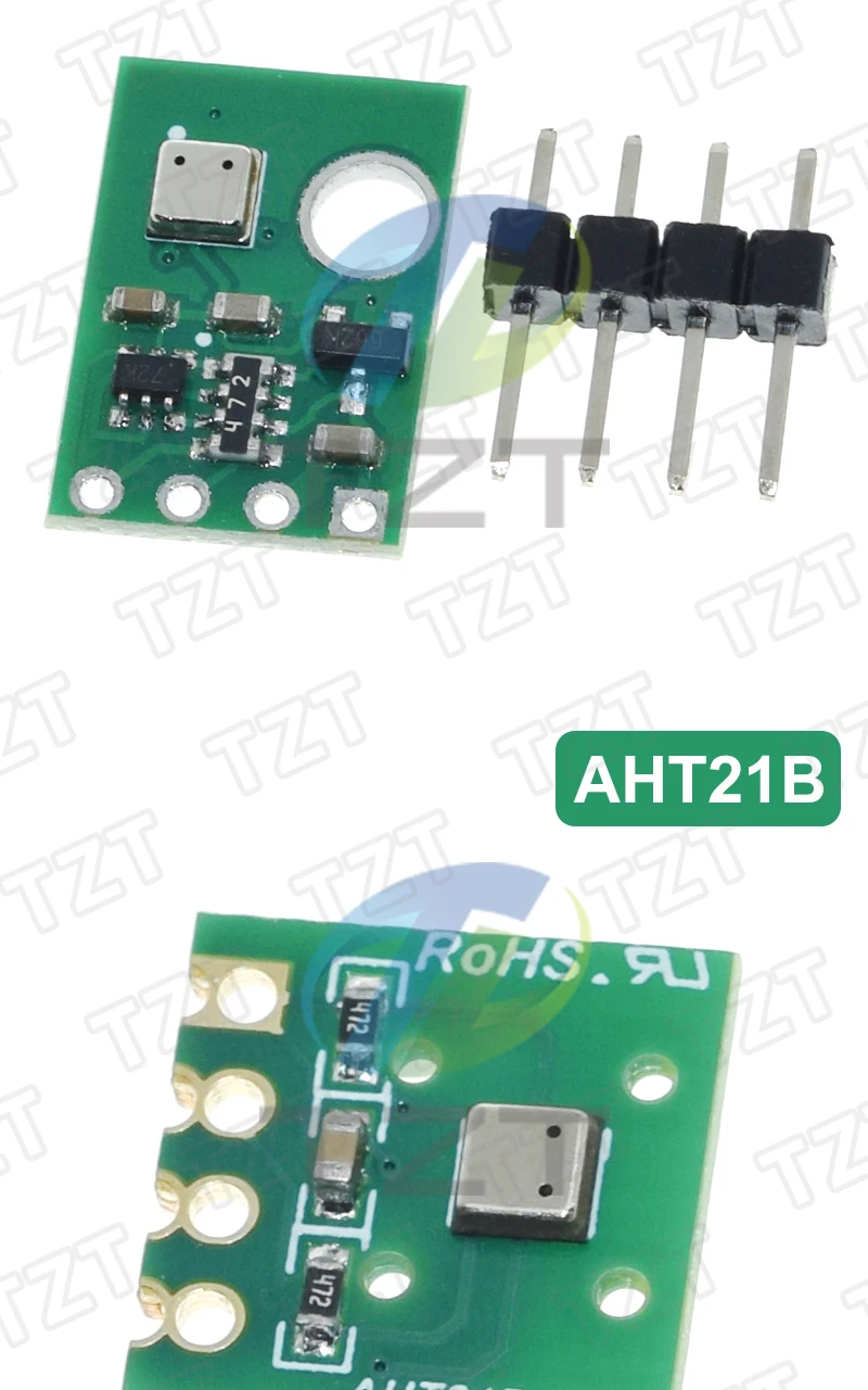 AHT10 AHT15 AHT20 AHT21B AHT25 AHT30 Hochpräzises digitales Temperatur- und Feuchtigkeitssensor-Messmodul mit I2C-Kommunikation – Detail 20