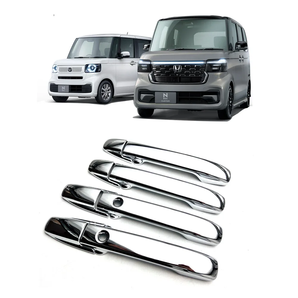 For Honda N-box modified door handle electroplating decorative bright strip JF5 JF6 dedicated door handle cover