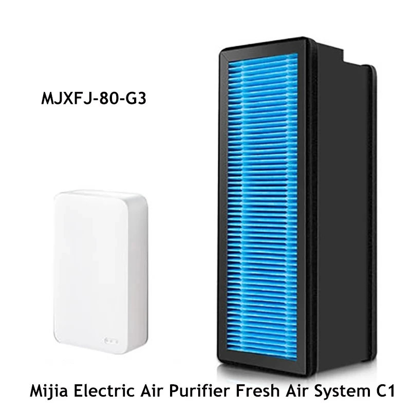 Sostituzione per Xiaomi Mijia purificatore d\'aria elettrico sistema di aria fresca C1 filtro composito MJXFJ-80-G3 filtro Merv12 H13 HEPA