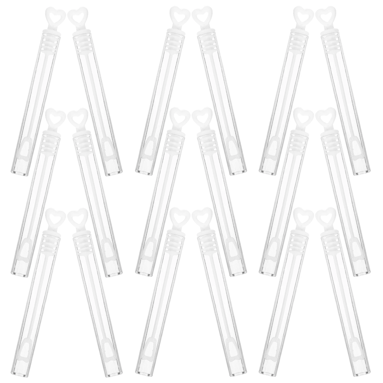 

48pcs Bubble Tubes Heart Design Wedding Toy Sticks Party Favors Kids Accessories Blow Bubbles Safe Lightweight Portable