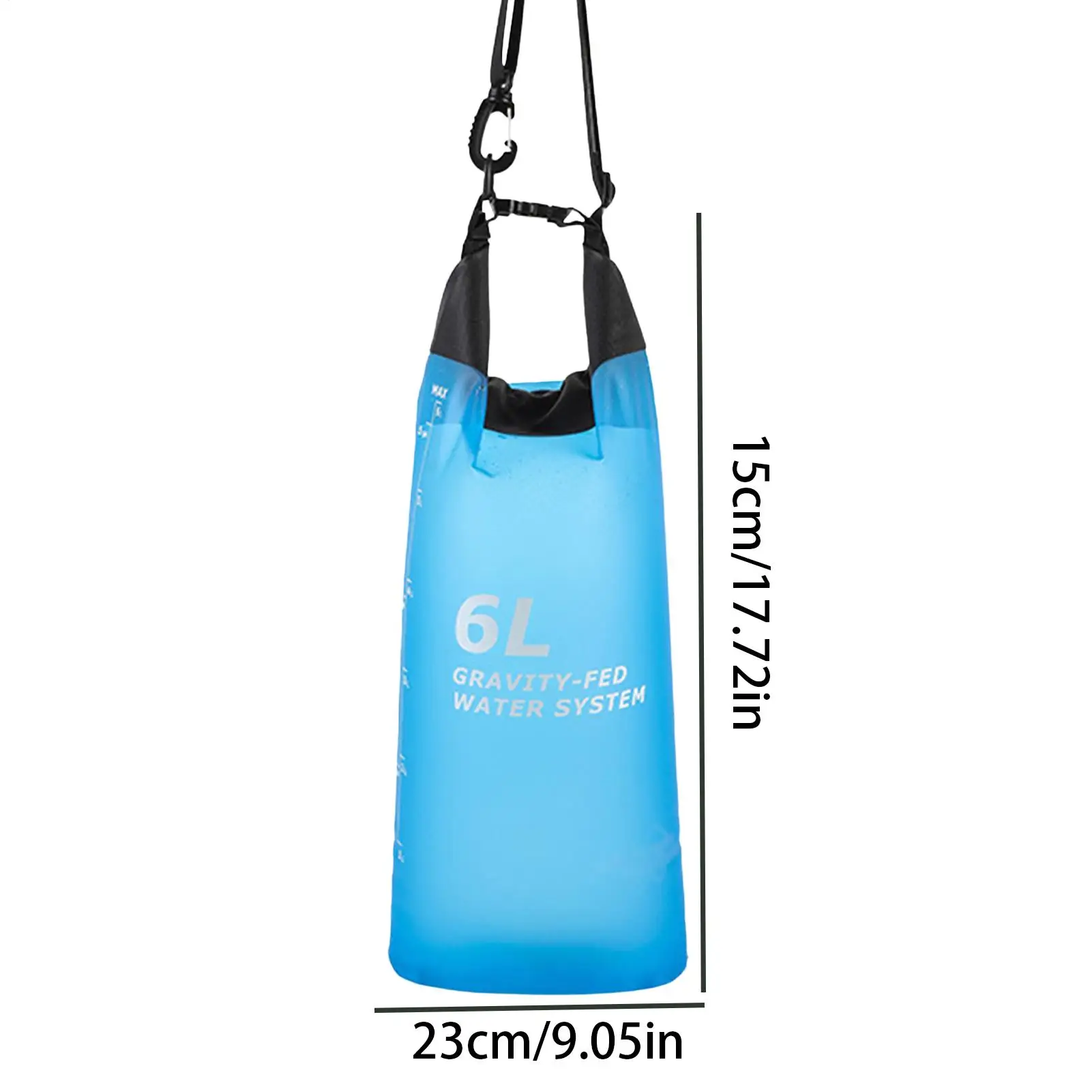 Backpacking Water Filter 6L Filtration Purification Bag Backpacking Gear Camping Water Filter for Outdoor Hiking Daily Drinking