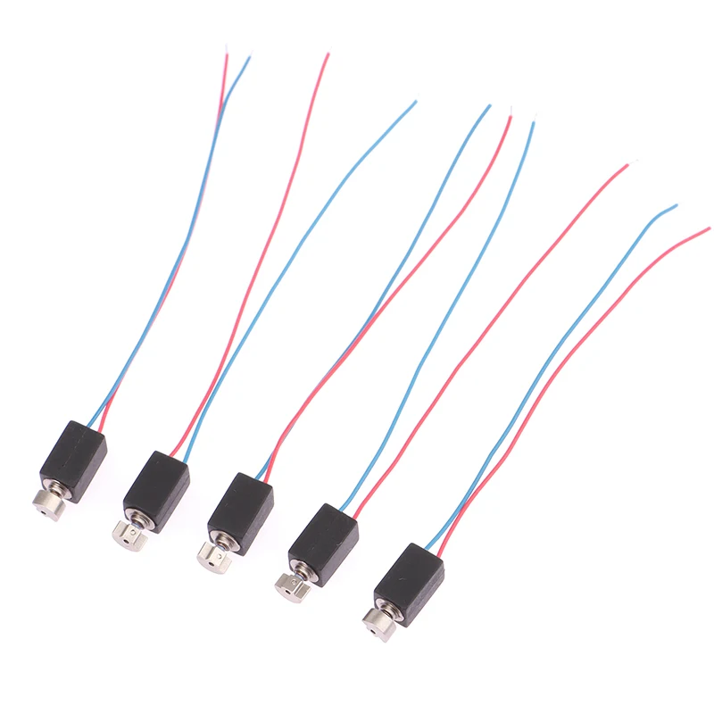 5PCS/Set 4mm*8mm 0408 Mini Micro Vibration Motor DC 3V Hollow Cup Coreless Motor Small With Eccentric Wheel DIY For Massager Toy