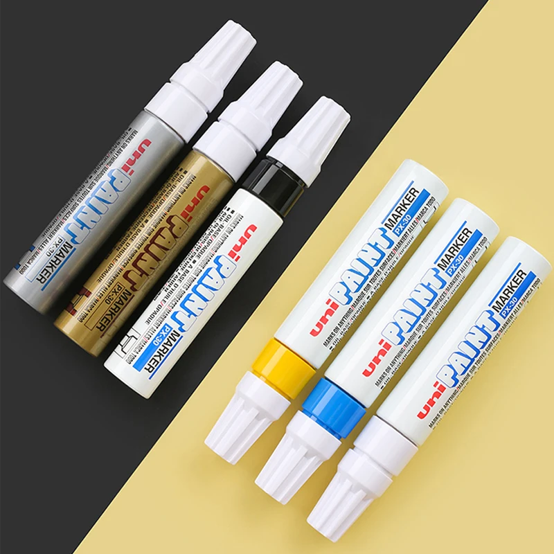 Uni PX-30 Paint Marker Permanent 7 Color Available 8.5mm Car Painting Wedding Signature Pen 1Pcs