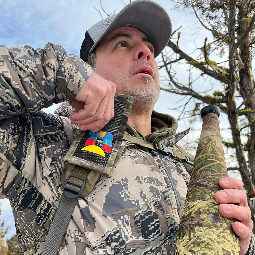 Tactical Camouflage Whistle Storage Bag, Capable of Holding 6 Whistle Pieces, with Magnetic Snap Closure, Backpack Style