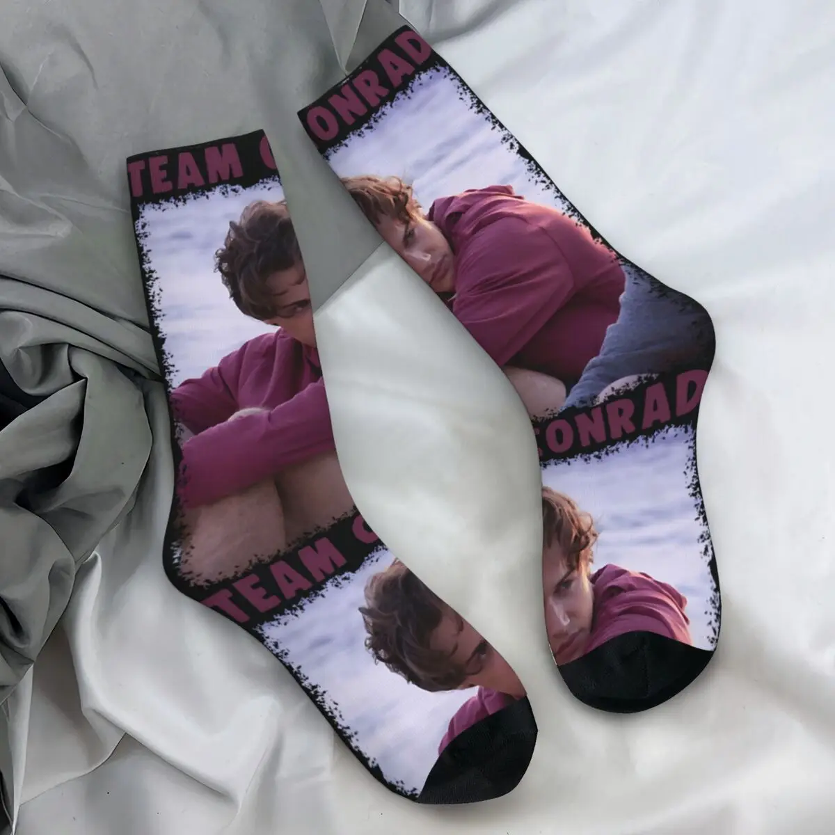 جوارب Conrad Fisher Bootleg الصيف التي تحولت إلى جوارب قوطية جميلة للزوجين جوارب تزلج ناعمة للخريف جوارب مضادة للانزلاق #1