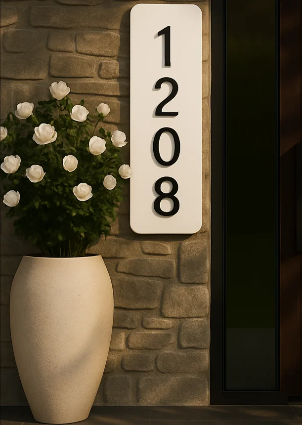 

Custom Acrylic Door Number Sign | 3D Room Number | Plaque Personalized House Address Plate for Apartment Hotel Office