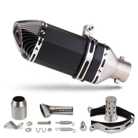 Tubo de escape Hexagonal pequeño modificado Universal para motocicleta Z900 NIJA400 R3 Hurricane 302 cfmoto 300SR