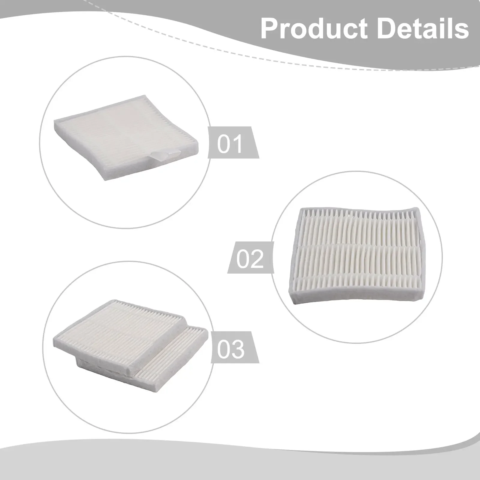 Robust Replacement Filter Set Compatible With For AIRROBO T20/T20+ Vacuums Optimize Your Cleaning Routine Today