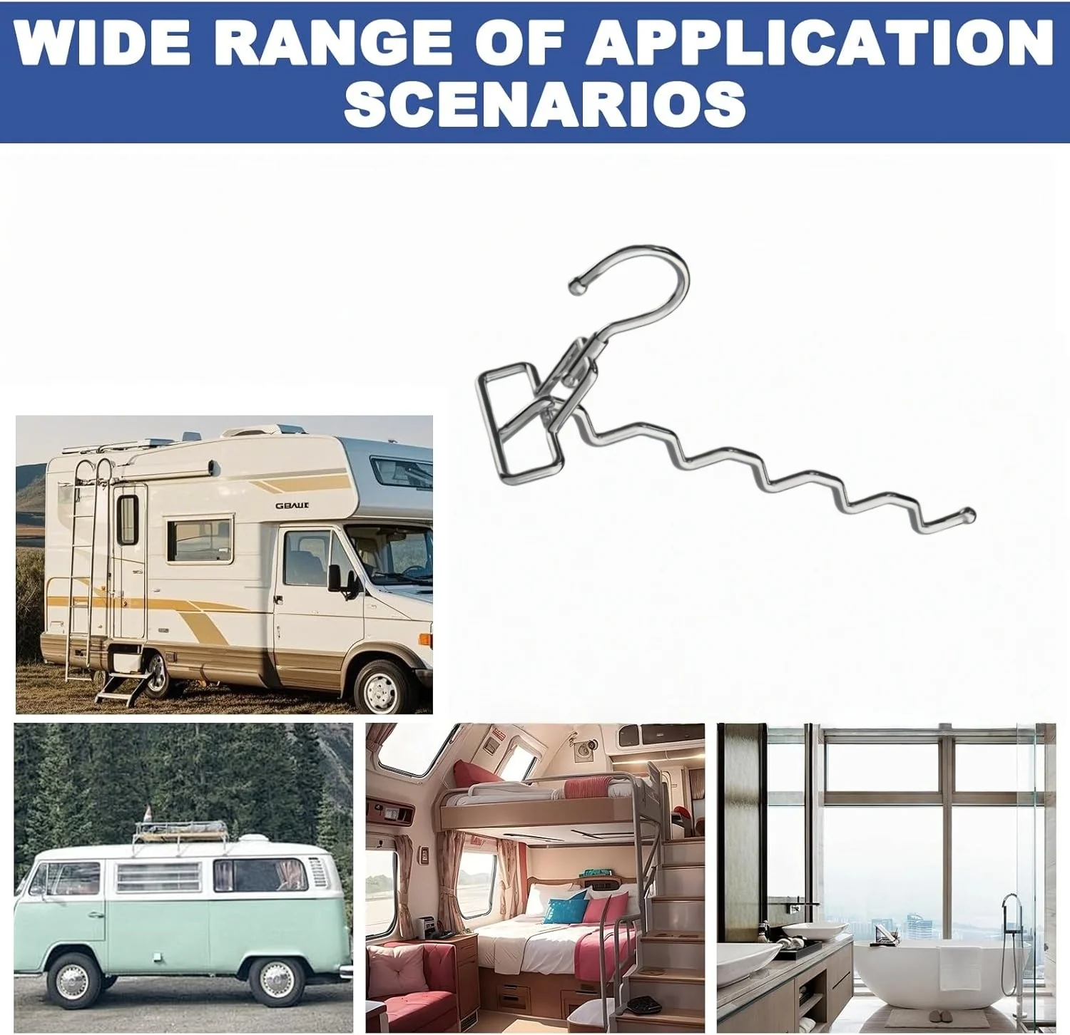 RV طوي الملابس تجفيف الرف المحمولة التخييم في الهواء الطلق الغسيل المنظم ل سلم قوارب مقطورة معدات التخييم متنقل قافلة #5