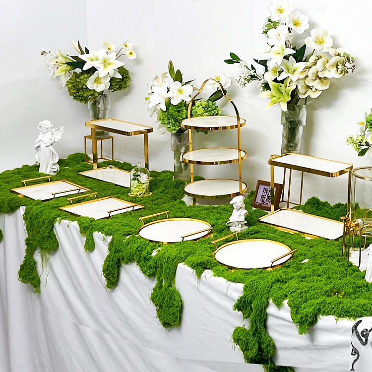 

Light luxury ceramic dessert table cake display tray afternoon tea snack rack cold meal tea break table opening party