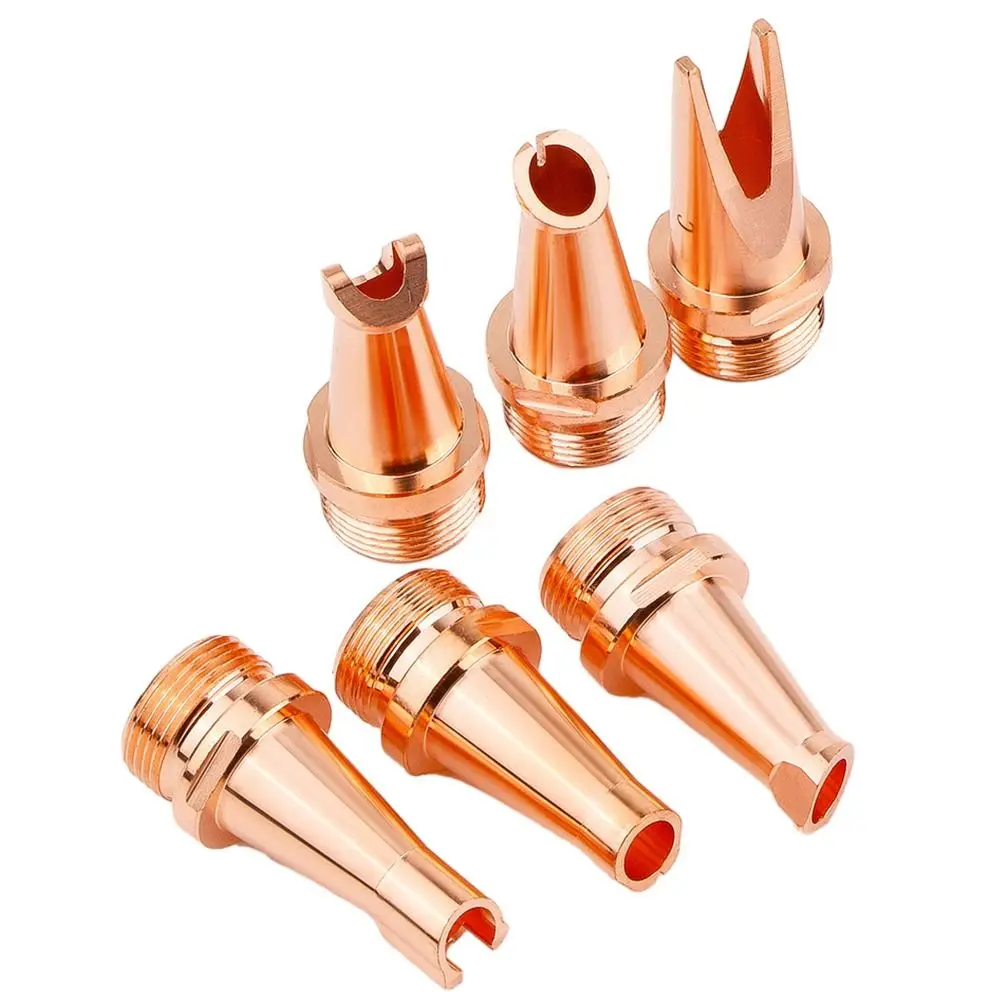 M16 CQWY Laser Welding Nozzle Red Copper Thickened Welding Torch Handheld Laser Nozzle for WEIYE Head Parts Welding Accessories