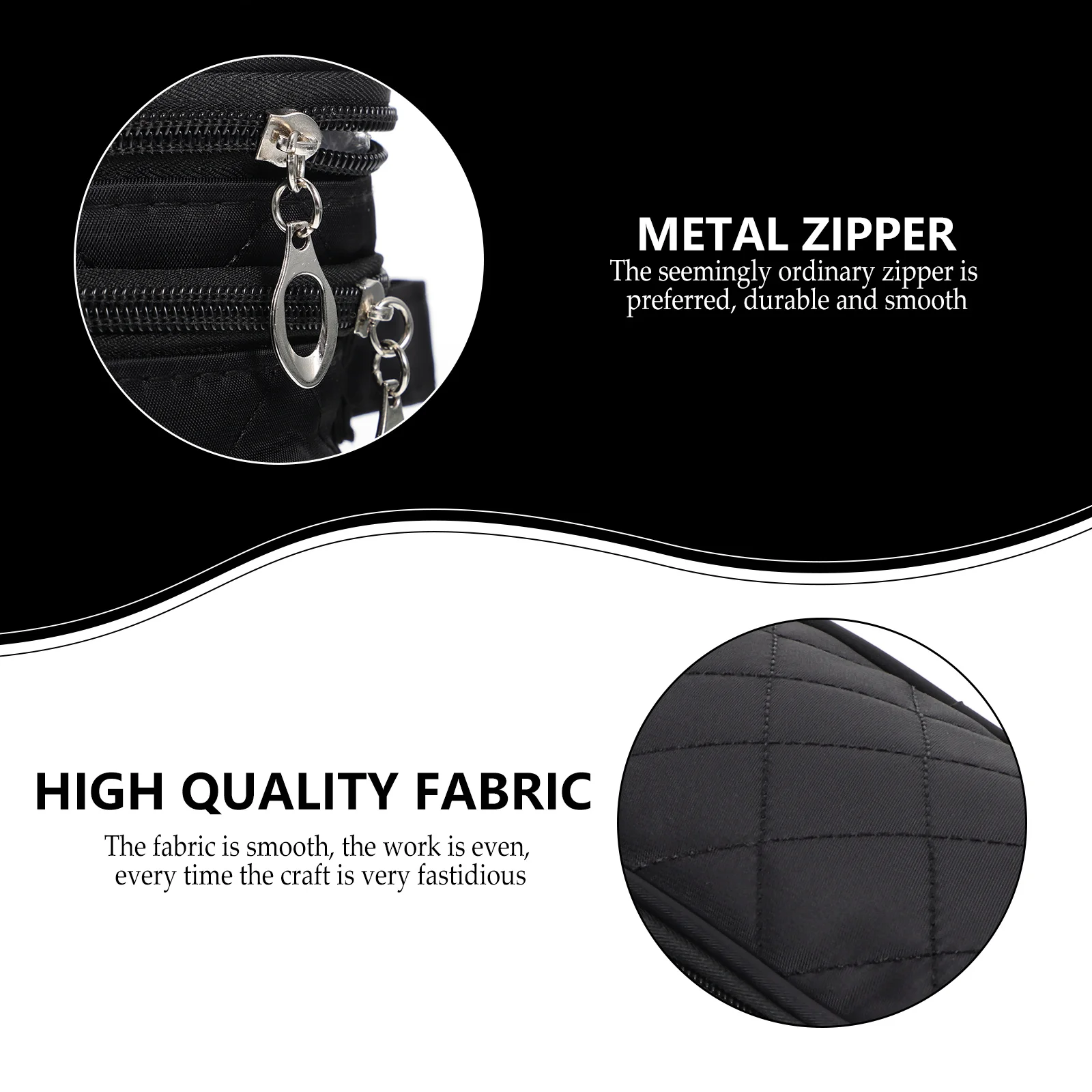 

Large Capacity Waterproof Makeup Bag Organizer With Zipper Travel Toiletry Pouch Storage Case For Cosmetics