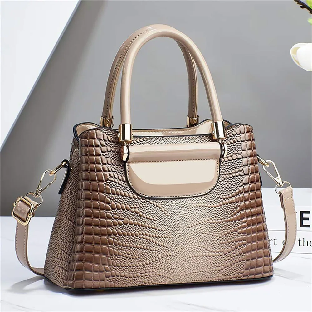 

Handbags For Women Shoulder Bags Luxury Designer Stone Pattern Leather Messenger Bag Ladies Large Capacity Tote Crossbody Bags