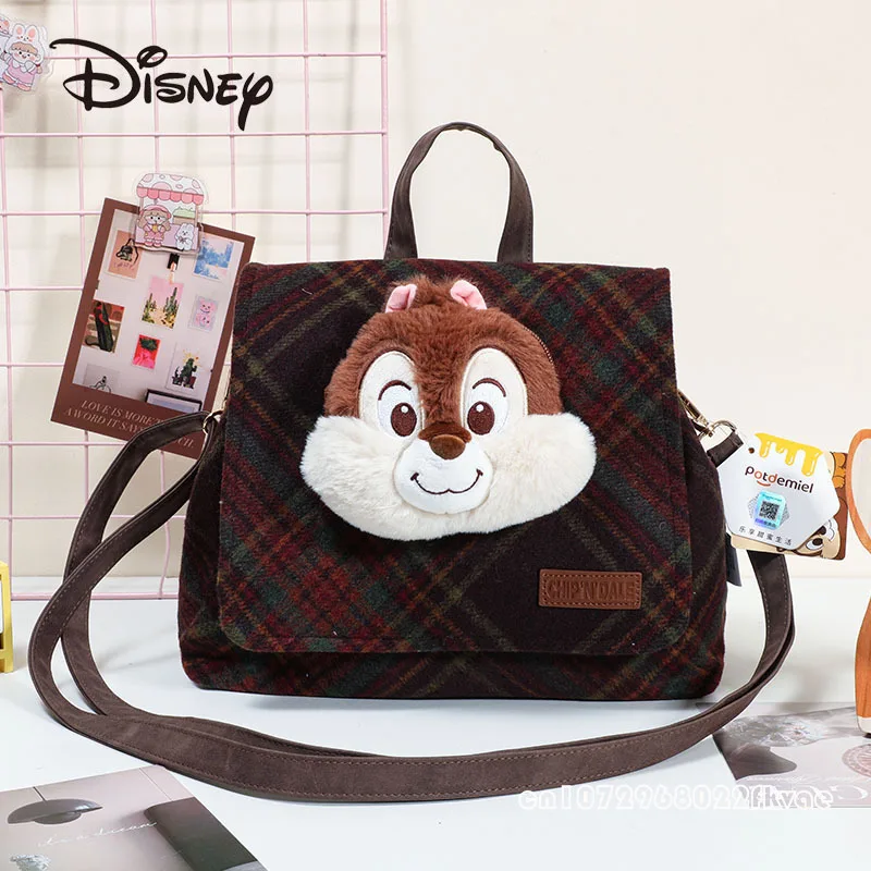 Disney original nova mochila feminina moda de alta qualidade bolsa feminina dos desenhos animados versátil grande capacidade saco de armazenamento para meninas