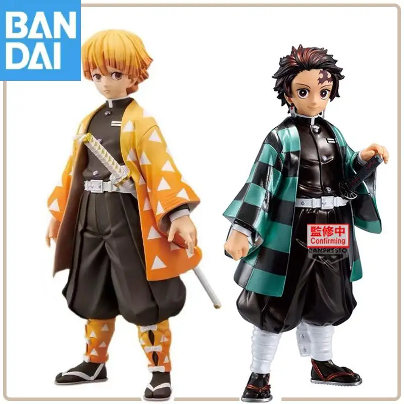 

Bandai Demon Slayer: Kimetsu No Yaiba Grandista Kamado Tanjirou Agatsuma Zenitsu около 24 см фигурка модель коллекционная фигурка игрушки