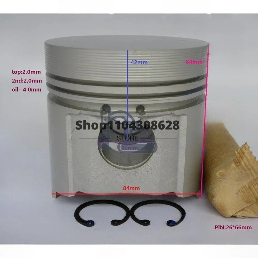 3 PCS 3D84-1  For Komatsu Piston Engine Parts
