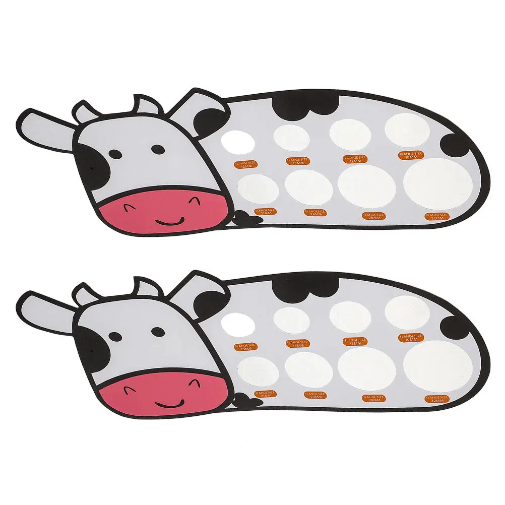 

Чашка для грудного вскармливания, измерительная карта, инструмент для измерения размера фланца сосков, точный портативный, легкий вес, легко читаемый, всасывающая боль