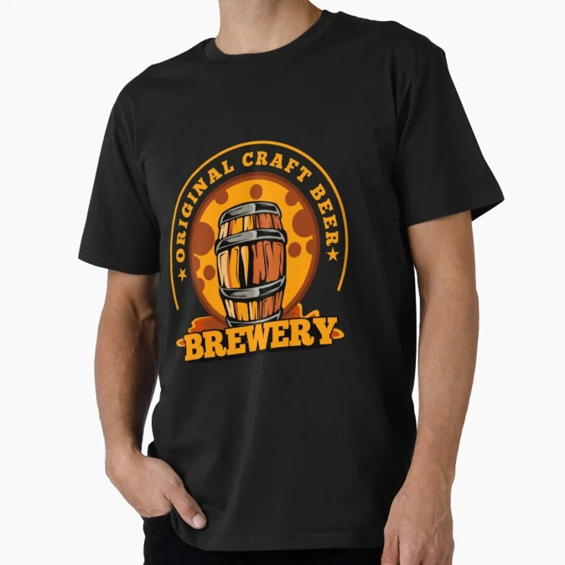 

original craft beer Funny Gift T shirt for beer lover 100% cotton O-Neck Short Sleeve Graphic clothes All size tee S-6XL