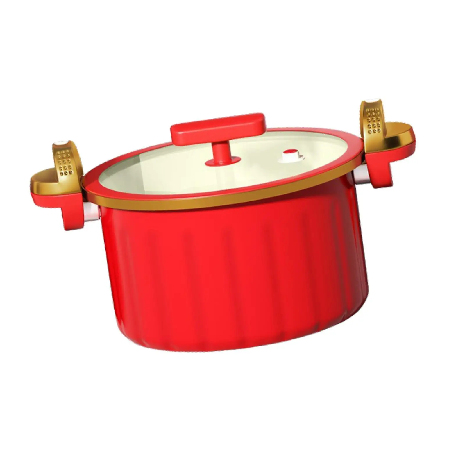 Micro Pressure Pot Hot Pot Easy Clean with Cover Cookware 7L Handmade Simmer Pot Stew Pot for Tea Food Cereals Noodles Milk
