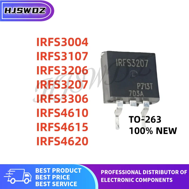 10/PCS IRFS3206 IRFS3004 IRFS3207 IRFS3107 IRFS3306 IRFS4620 IRFS4615 IRFS4610 MOS tube TO-263