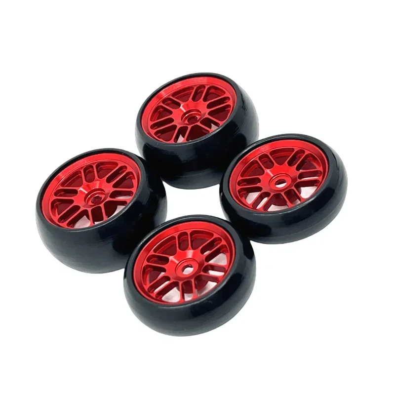 RC Car Drifting Wheel Hub Tire for WLtoys 244016 LOSI Micro-B 1/24 RC Car Metal Upgrade OP Accessories Parts