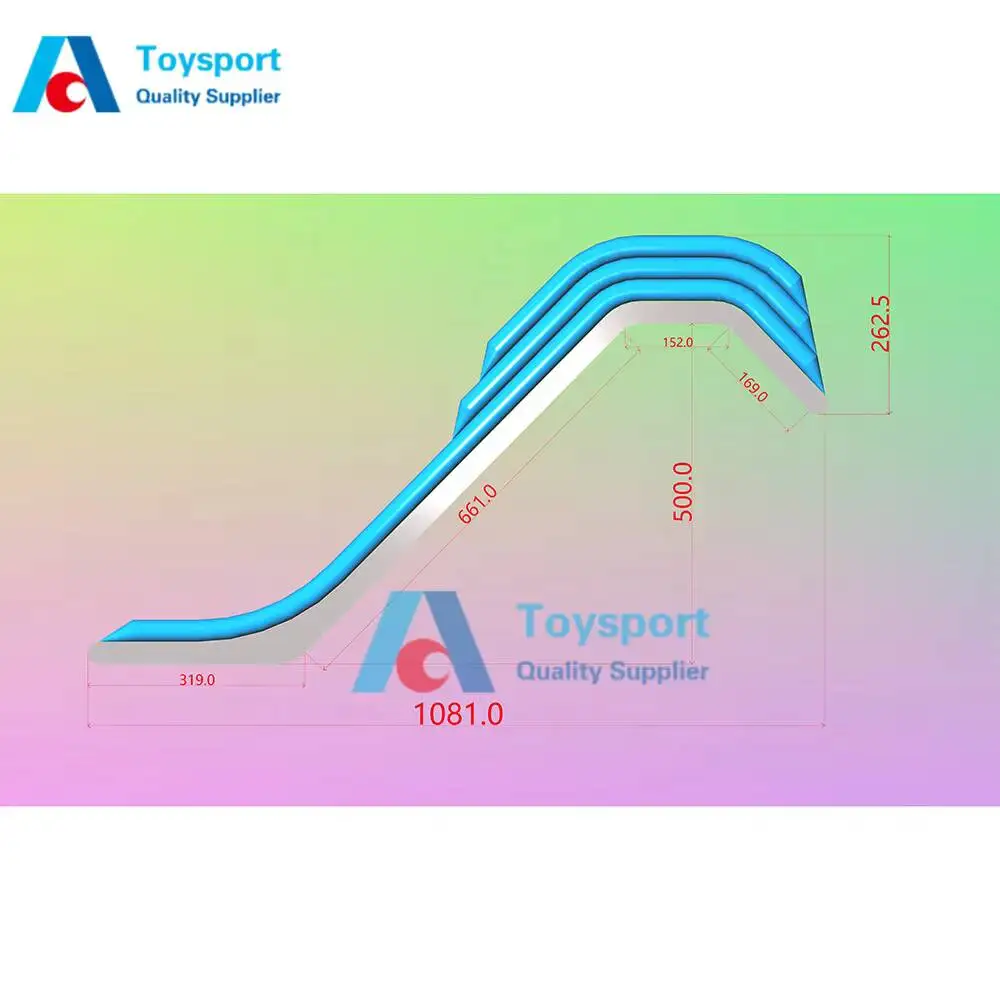 

Water Sea Sports Toys Inflatable Yacht Slide / Inflatable Dock Slide For Boat