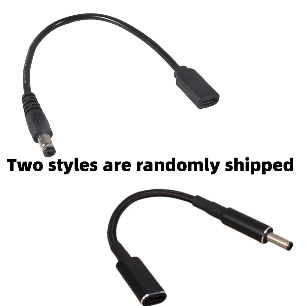 جديد نوع C محمول محول الطاقة موصل التوصيل 65 واط USB نوع C إلى شاحن الكمبيوتر المحمول العالمي جاك كابل شحن الحبل لأجهزة الكمبيوتر المحمولة