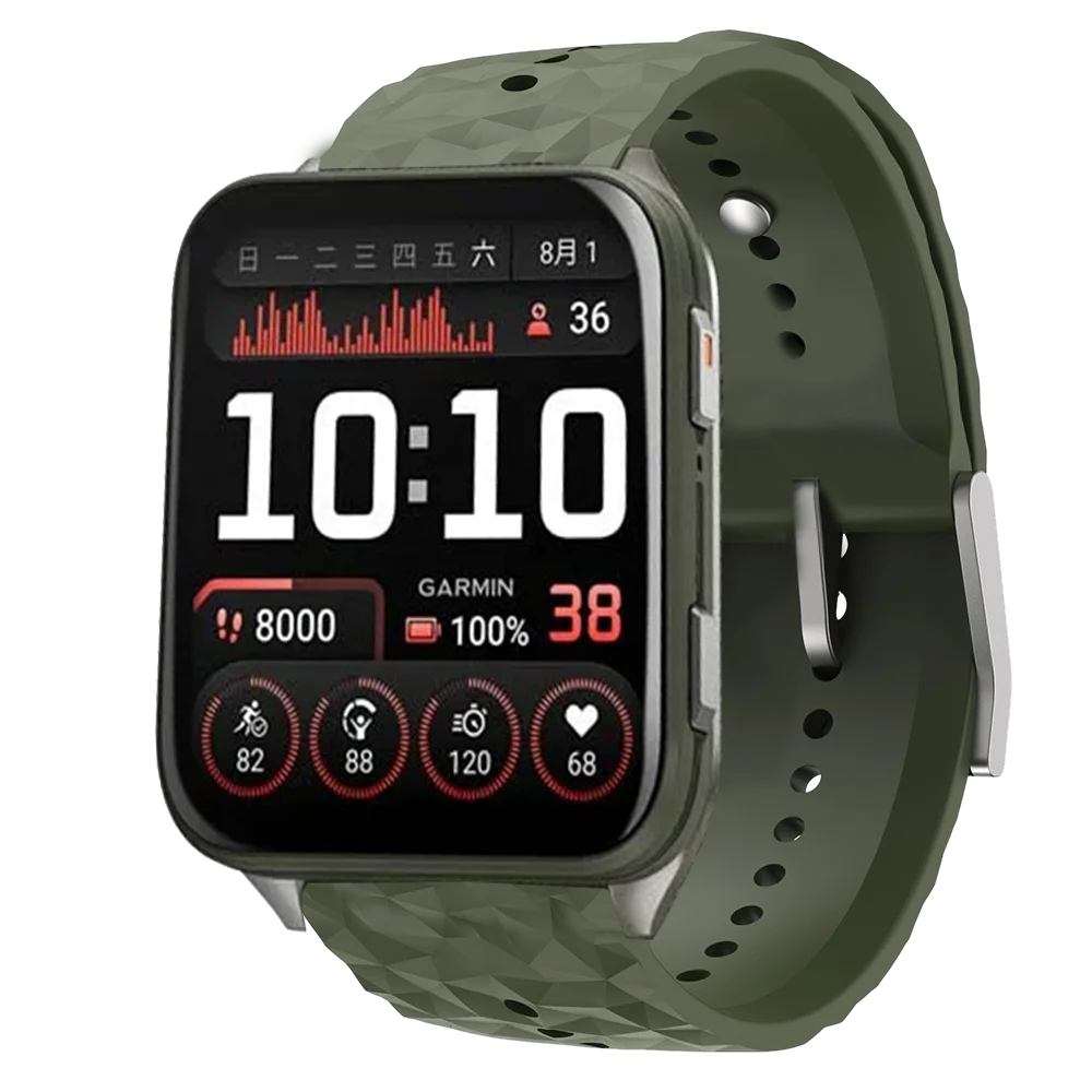 24 مللي متر حزام سيليكون كلاسيكي للغارمين Venu X1 الرياضة SmartWatch الفرقة كوريا أحزمة اكسسوارات مناسبة ل Garmin Venu X1 #3