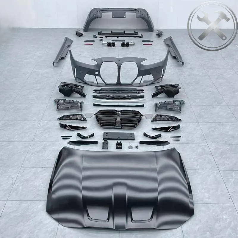 4 Series G22 Upgraded Sport Style Bumper Conversion Facelift Full Bodykit Exterior Mod Parts