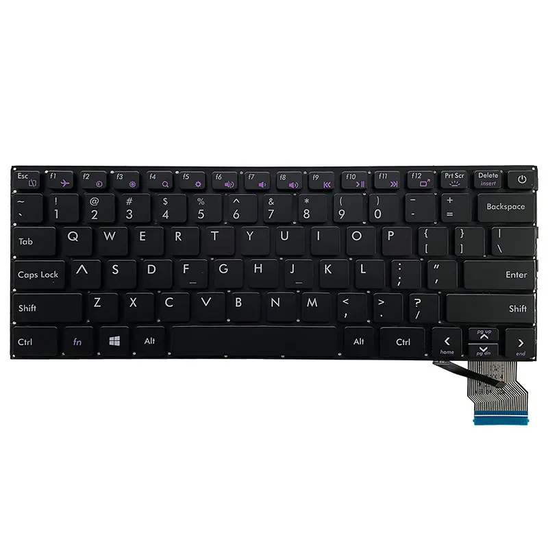 Imagem -03 - Inglês Teclado Portátil para Avita Retroiluminação para V14 Avita V14 Dk284d Novo