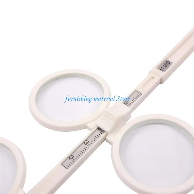 

Y5GD Portable Plastic 4-Lens Confirmation Test Ophthalmic Flipper- Eye Trainer Optometry Tool 8 Styles for Kids Adults