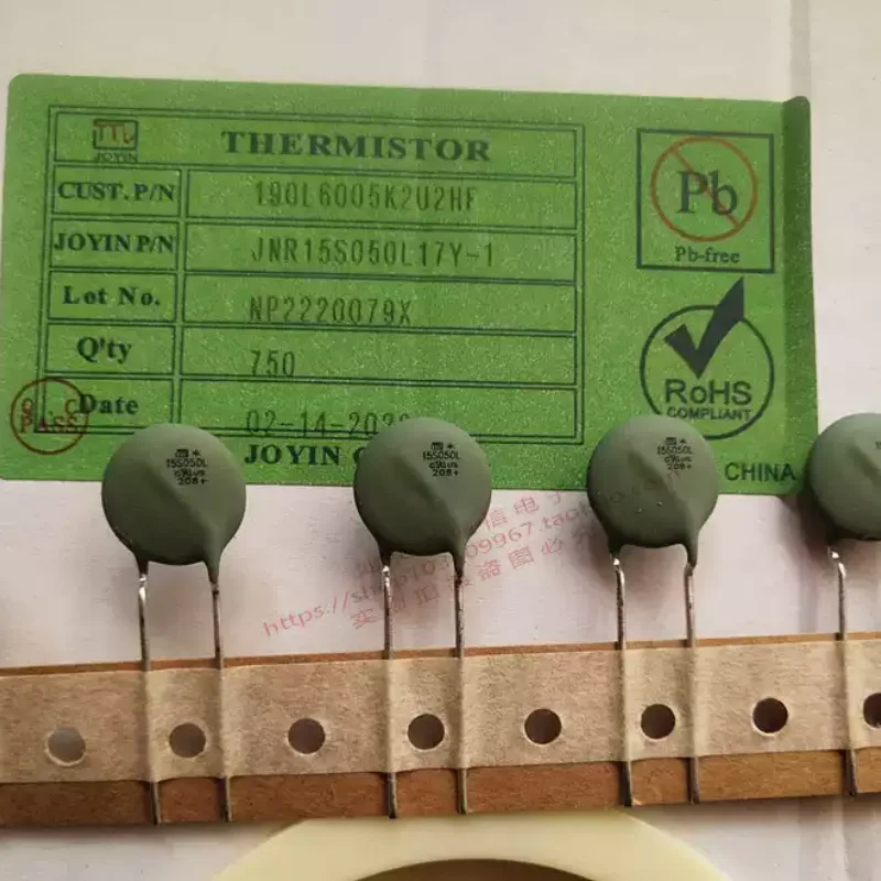 5-100pcs NTC Thermistor 5R 15S050L JNR15S050L17Y-1 Suppressing Surge Current Chip Diameter 15