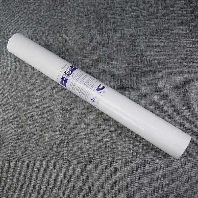 6pcs 20 INCH 1&5 Micron PPF/Sediment Water Purifier Front Filter Cartridge Replacement Reverse Osmosis