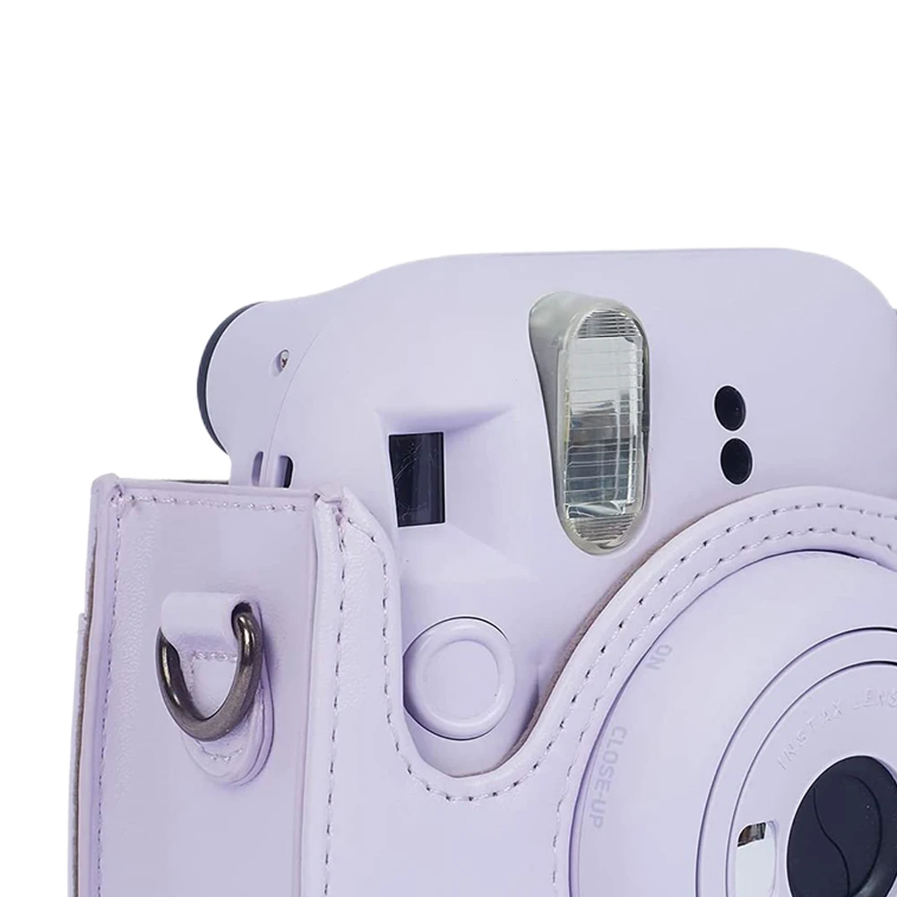 

Camera Shoulder Bag PU Leather Camera Case Storage Bag Scratchproof Lightweight Accessories for Fujifilm Instax Mini 12/11/9/8