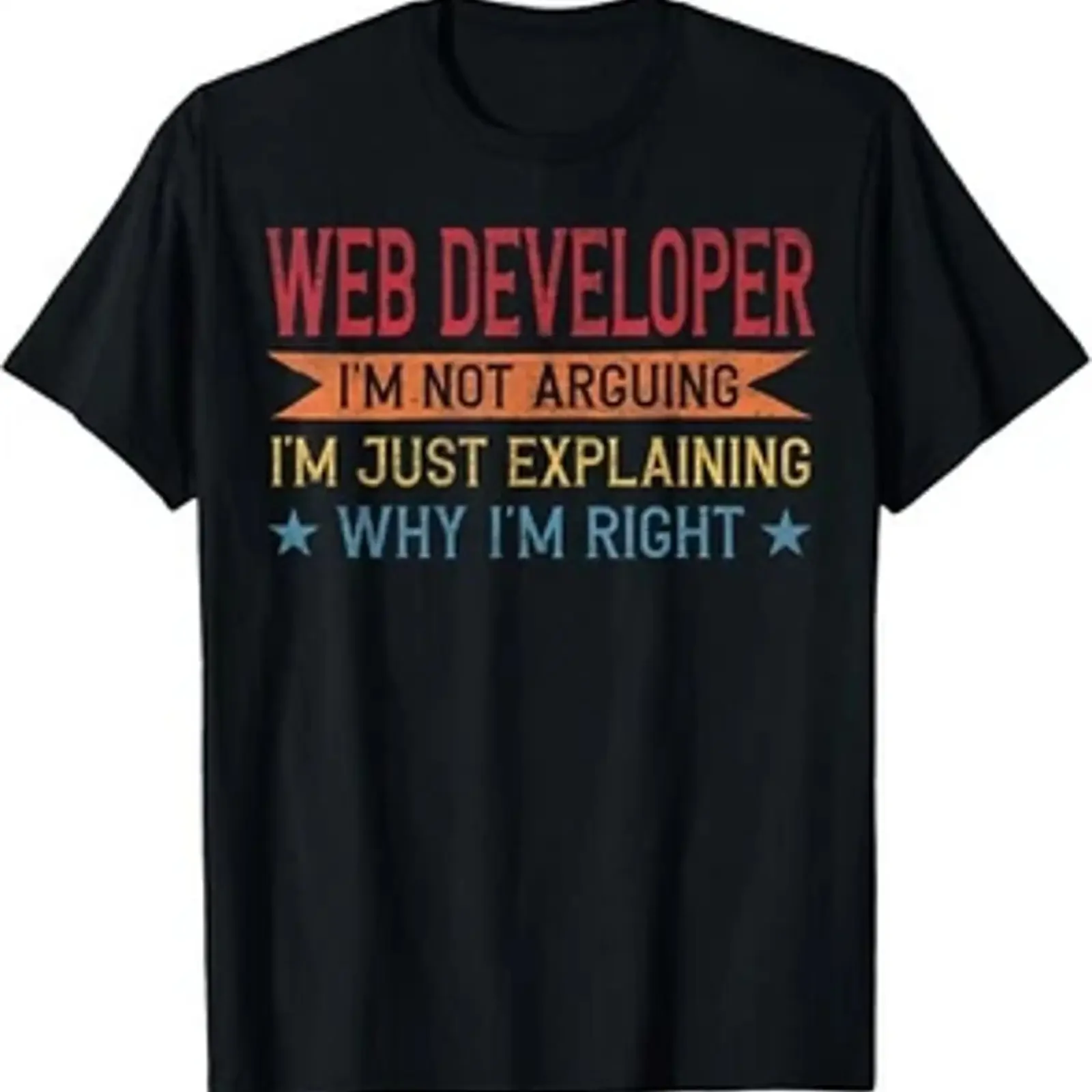 Funny Profession Quote Web Developer T Shirt  vintage Washed Stretched Stylish Soft graphic Unisex fashion designer clothes