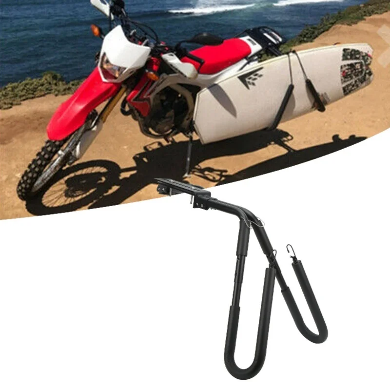 

Motorbike Surfboard Stand Aluminum Alloy Removable Rustproof Portable Motorcycle Surfboard Rack