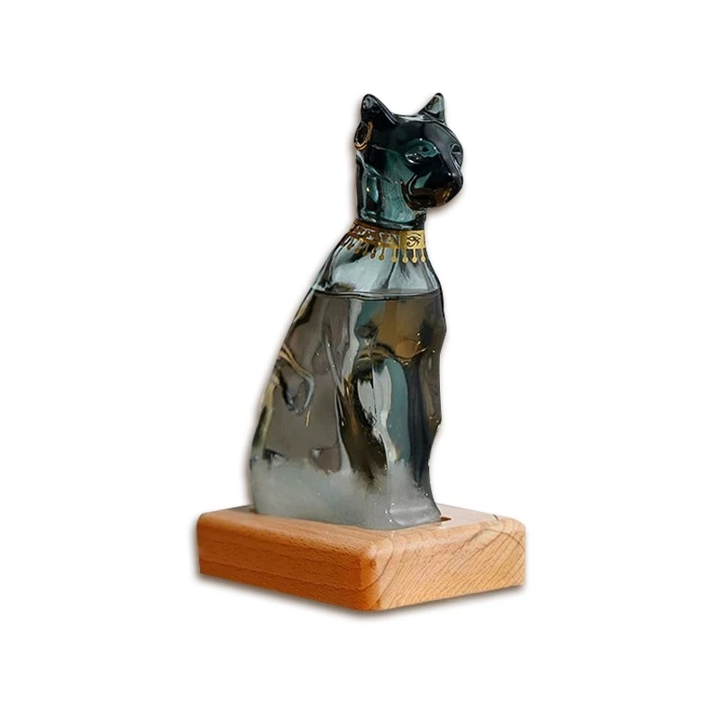 

Weather forecast Storm bottle cat desktop creative decorative ornament