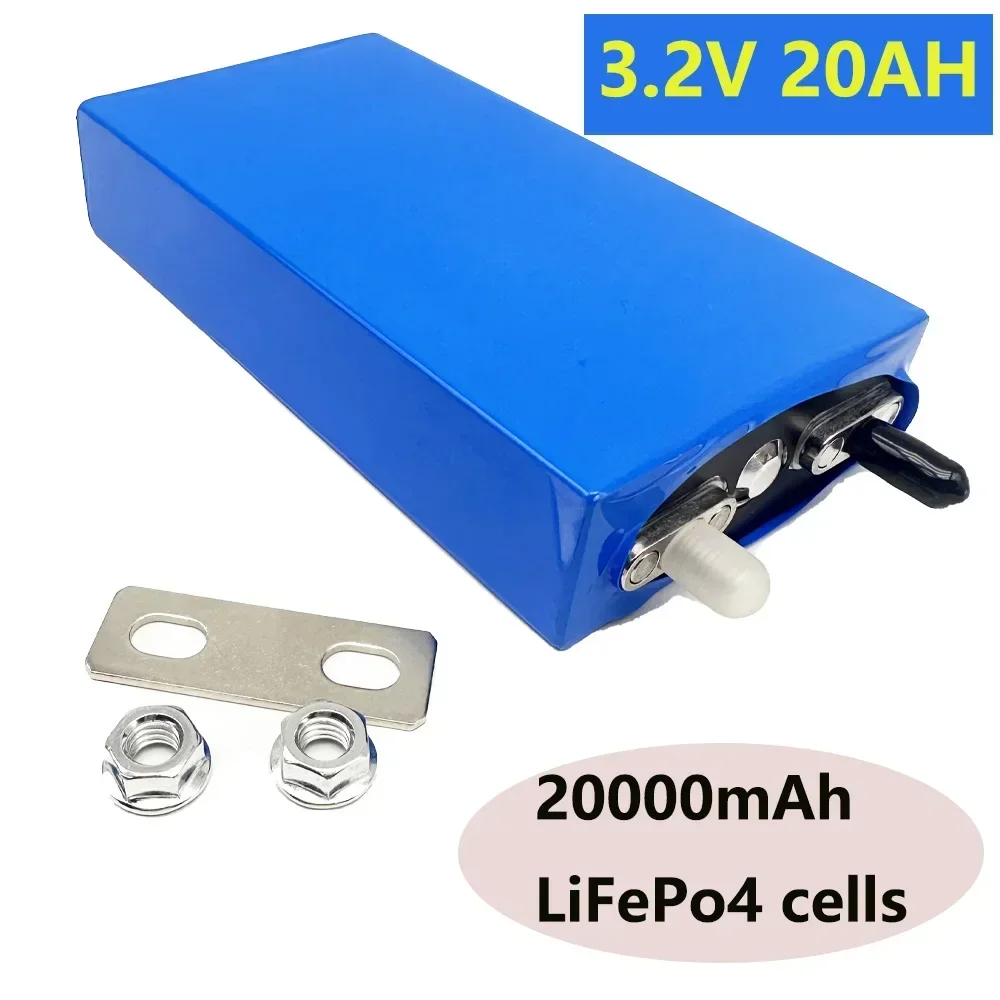 100% Brand NEW 3.2V 20Ah LiFePO4 Battery Cell Lithium Iron Phosphate Deep Cycles for Diy 12V 24V 36V 48V Solar Energy UPS Power