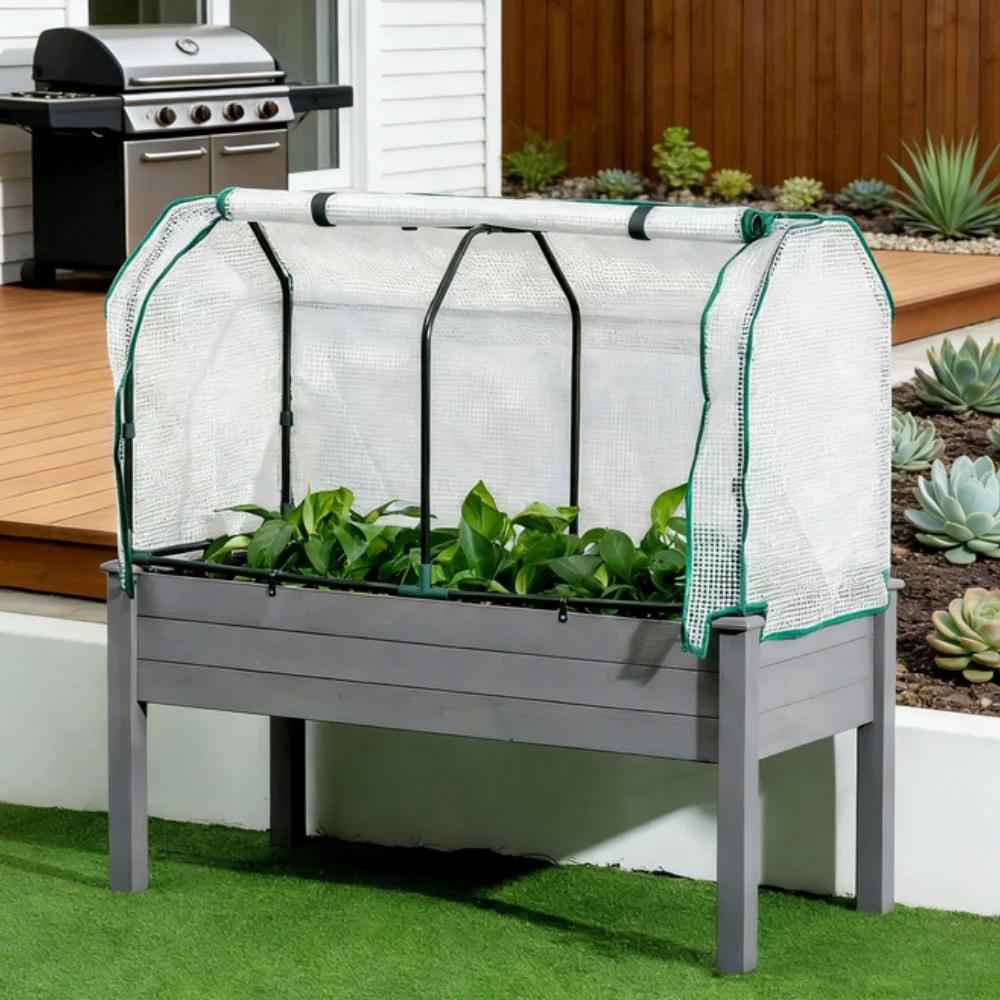 

Elevated Planter Box for Indoor & Outdoor Plants, for Flowers/Vegetables/Tomatoes/Herbs on Garden/Patio/Balcony