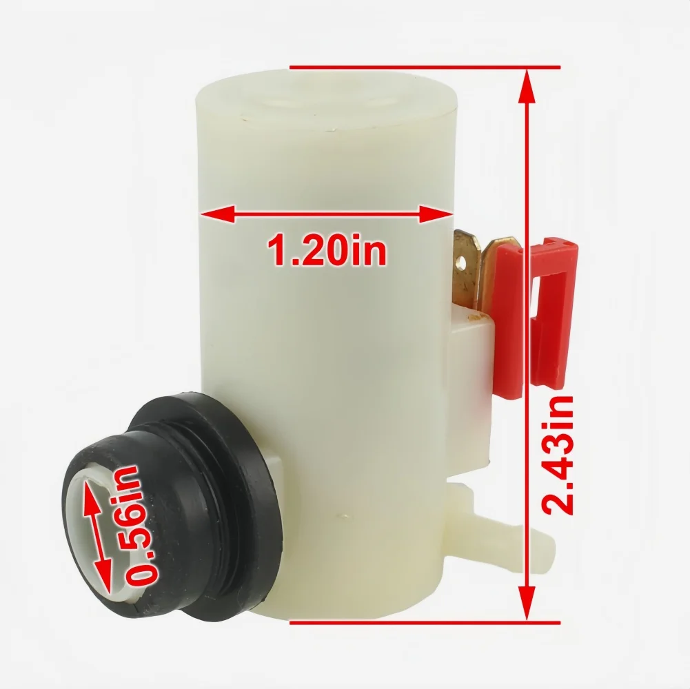 Car Windshield Wiper Washer Motor Pump For Honda & -Subaru Models Efficient Water Spray Plug-and-Play Easy Installation