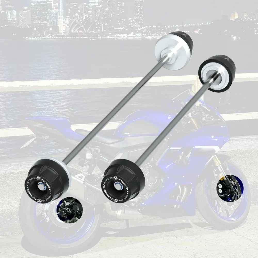 For Yamaha YZF R7 2022-2025 Motorcycle Front Rear Axle Fork Crash Slider Wheel Protector