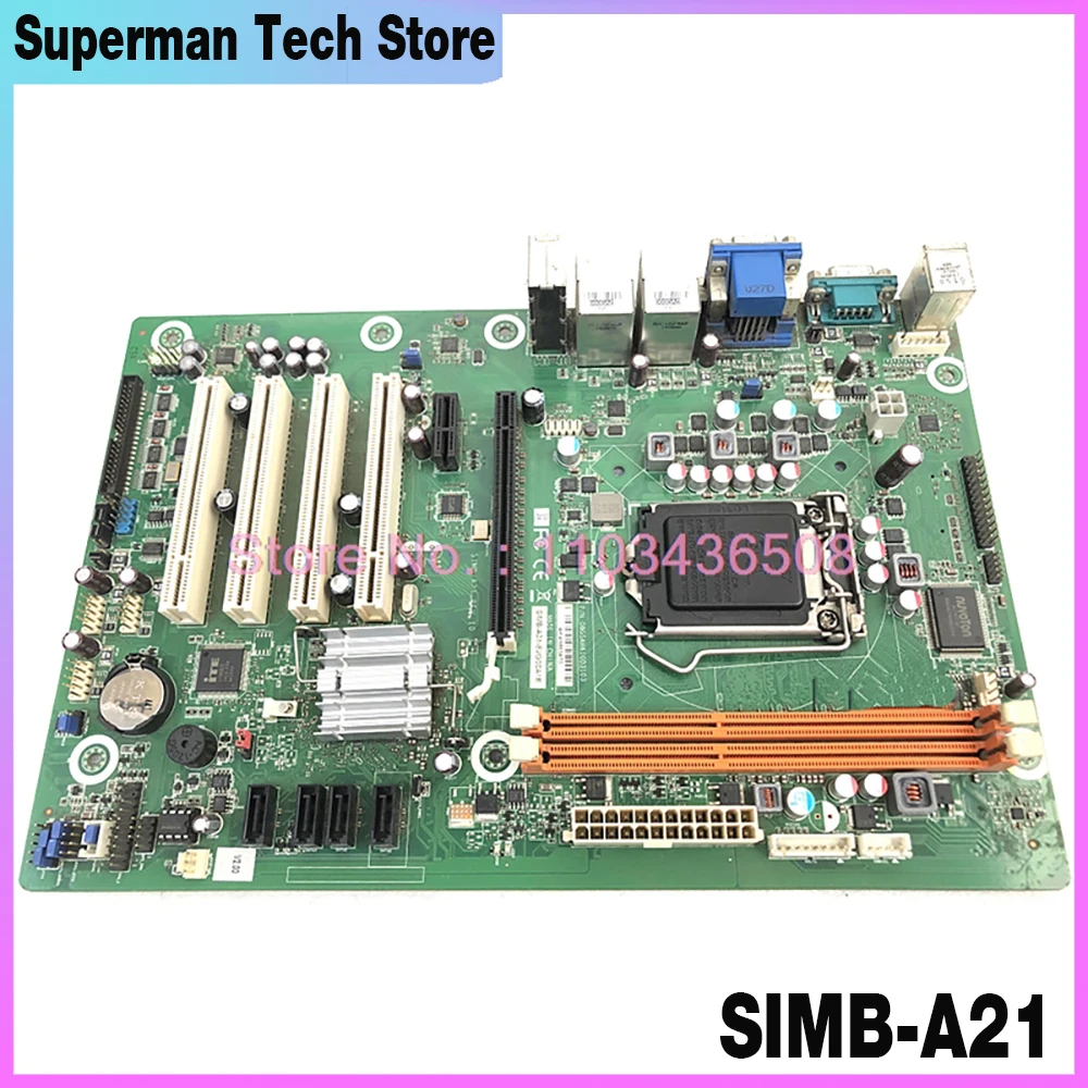 Industrial Control Motherboard H61 Support I3/I5/I7 For Advantech SIMB-A21 REV .10 SIMB-A21-8VG00A1E