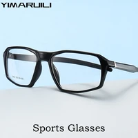 YIMARUILI moda ciclismo deportes hombres gafas ultraligeras TR90 baloncesto prescripción óptica primavera pierna gafas marco mujeres 5854